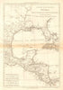 Mexique, avec la Floride et la Basse Louisiane, partie Orientale. BONNE 1788 map