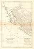 L’ancien et le nouveau Mexique… Mexico & New Mexico. BONNE 1788 old map
