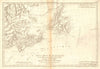 Isle et Banc de Terre-Neuve, Isle Royale… Gulf of St Lawrence. BONNE 1788 map