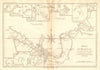 Détroit de Magellan. Strait of Magellan. Chile. BONNE 1788 old antique map