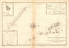 Nouvelles Hébrides & Nouvelle Calédonie. Vanuatu & New Caledonia. BONNE 1788 map