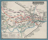 LONDON UNDERGROUND tube map plan diagram. Paper edition. STINGEMORE 1928