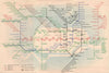 LONDON UNDERGROUND tube map diagram plan. Northern Heights SCHLEGER/ZERO #2 1939