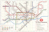 LONDON UNDERGROUND tube map plan. Jubilee line u/c Heathrow open GARBUTT #2 1978