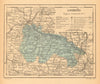 LA RIOJA. Logroño Logrono. Mapa antiguo de la provincia 1914 old antique