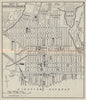 KINGSTON JAMAICA. Vintage town plan. West Indies. Caribbean 1923 old map