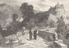 AUSTRIA. Old Bregenz, or Brigantium 1903 antique vintage print picture