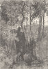 AUSTRIA. Road to the Gebhardsberg 1903 old antique vintage print picture