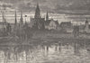 GERMANY. Konstanz 1903 old antique vintage print picture