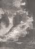 SWITZERLAND. Schaffhausen Falls 1903 old antique vintage print picture