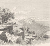 FRANCE. View of St Odile 1903 old antique vintage print picture