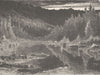 GERMANY. The Mummel Lake 1903 old antique vintage print picture
