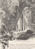 GERMANY. Ruins of Monastery all saints 1903 old antique vintage print picture