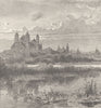 GERMANY. View of Speyer 1903 old antique vintage print picture