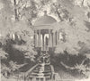 GERMANY. Temple of Apollo, Schwetzinger Garden 1903 old antique print picture