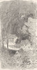 GERMANY. Mill, Stettbacher Valley 1903 old antique vintage print picture