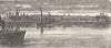 GERMANY. Mainz, from the waterside 1903 old antique vintage print picture