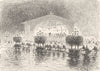 GERMANY. Evening concert at Wiesbaden 1903 old antique vintage print picture