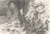 GERMANY. Ruins of Eppstein 1903 old antique vintage print picture