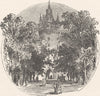 GERMANY. Frankfurt-on--Main. Eschenheim 1903 old antique vintage print picture