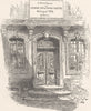 GERMANY. Goethe's house, Frankfurt 1903 old antique vintage print picture