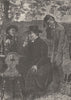 GERMANY. Wine tasting 1903 old antique vintage print picture