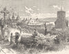 GERMANY. Rudesheim 1903 old antique vintage print picture