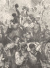 GERMANY. The last barrel 1903 old antique vintage print picture