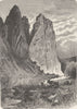 GERMANY. Rheingrafenstein 1903 old antique vintage print picture