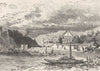 GERMANY. Assmannshausen 1903 old antique vintage print picture