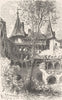 GERMANY. In the Pfalz 1903 old antique vintage print picture