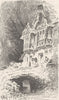 GERMANY. Mill in the Blucher Valley 1903 old antique vintage print picture