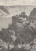 GERMANY. Rheinfels St Goarhausen  1903 old antique vintage print picture
