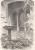 GERMANY. Interior at Stolzenfels 1903 old antique vintage print picture