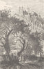 GERMANY. Schaumburg 1903 old antique vintage print picture