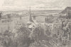GERMANY. Koblenz, from Pfaffendorf 1903 old antique vintage print picture