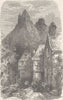GERMANY. View in Trarbach 1903 old antique vintage print picture