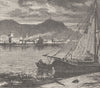 GERMANY. Konigswinter 1903 old antique vintage print picture