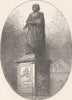 GERMANY. Beethoven's Monument, Bonn 1903 old antique vintage print picture