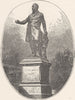 GERMANY. Arndt's Monument, Bonn 1903 old antique vintage print picture
