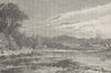 GERMANY. On the Sieg 1903 old antique vintage print picture