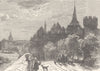 GERMANY. The Bayen Tower, Cologne 1903 old antique vintage print picture