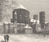 GERMANY. Church of St Gereon, Cologne 1903 old antique vintage print picture