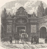 GERMANY. Berlin Gate at Wesel 1903 old antique vintage print picture
