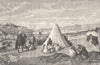 MOROCCO. Fete of birth Mohammed, Tangier 1882 old antique print picture