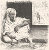 MOROCCO. A moor of Tangier 1882 old antique vintage print picture