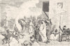 MOROCCO. Festival of the circumcision 1882 old antique vintage print picture