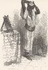 MOROCCO. Negro servant 1882 old antique vintage print picture
