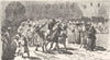 MOROCCO. Punishing a thief 1882 old antique vintage print picture