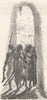 MOROCCO. Berbers of the Rif 1882 old antique vintage print picture